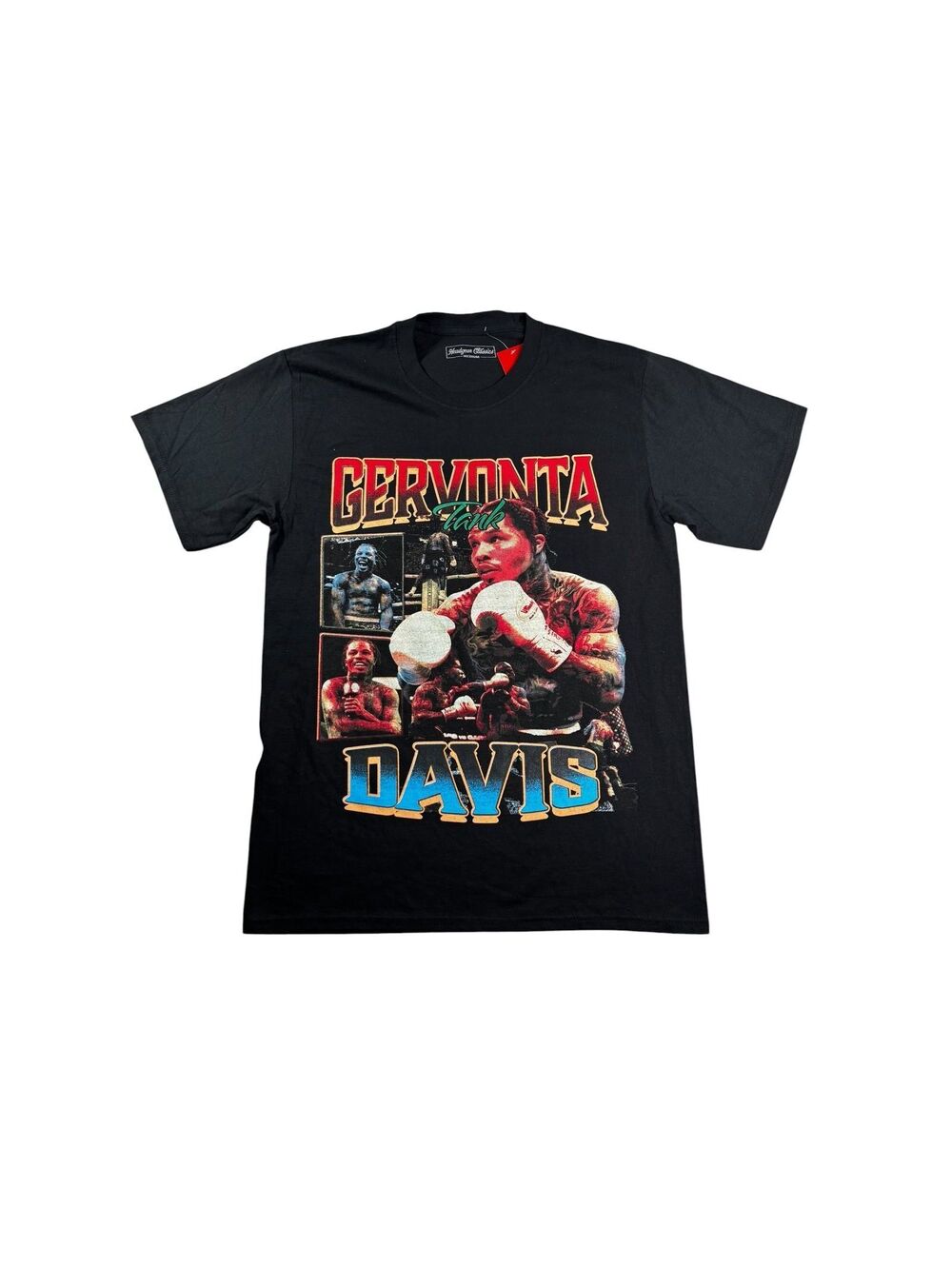Headgear Classics Gervonta Tank Davis Boxing Graphic Tee Shirt Black Medium NEW